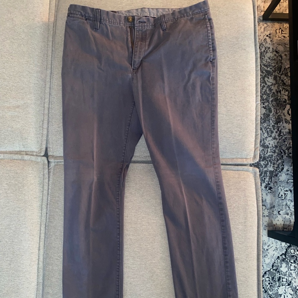 Wallin & bros faded navy chinos khaki pants in size 36W/34 lightly used